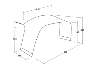 Outwell Air Shelter-Zeltverbinder